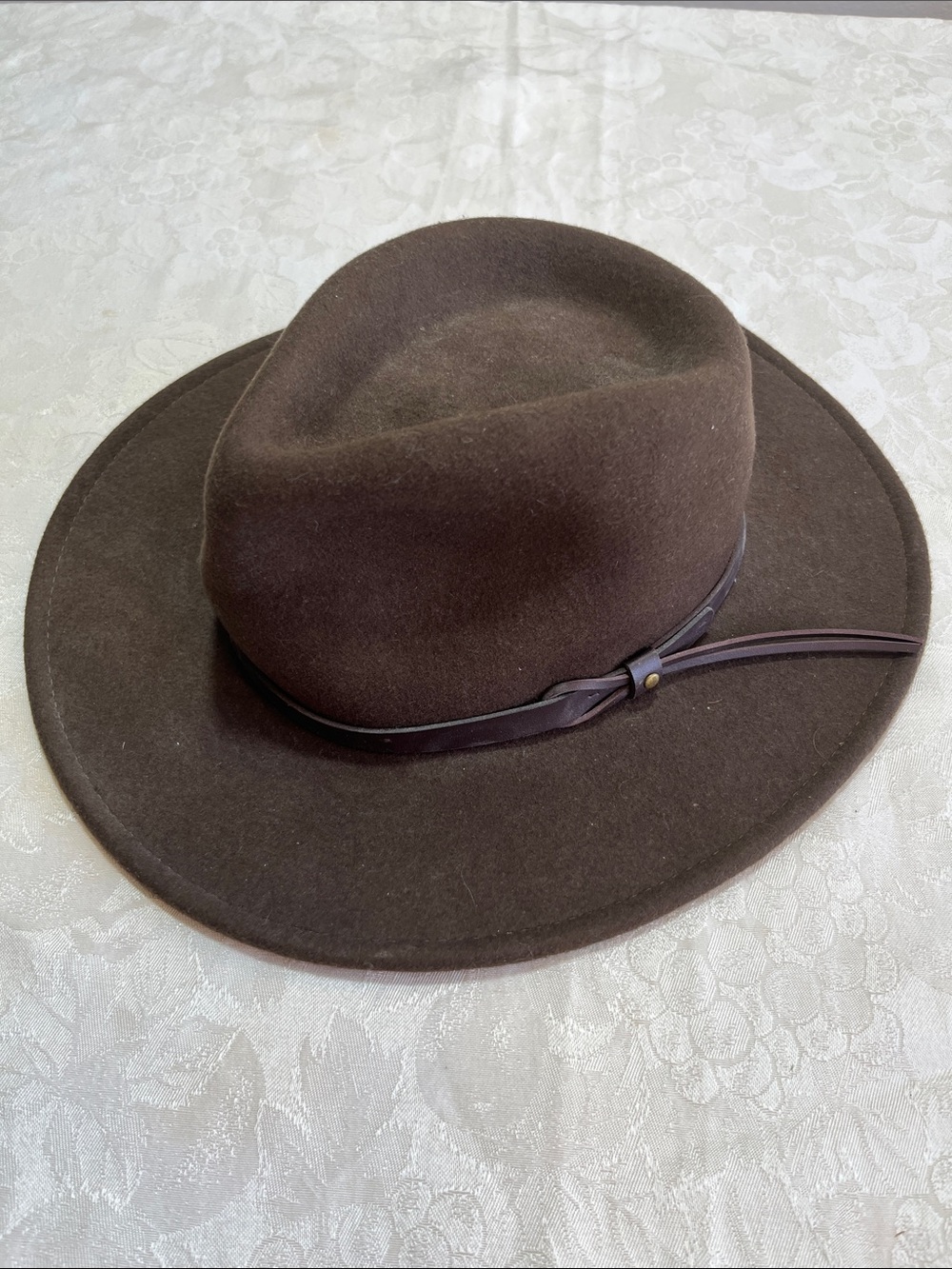Scala Wool Hat Men's Brown Size L Classic